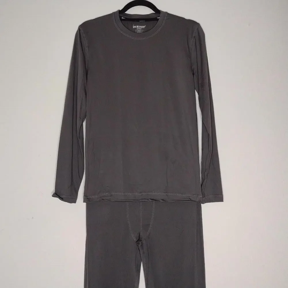 NWOT Isotoner Men's Gray Loungewear Set Size Small